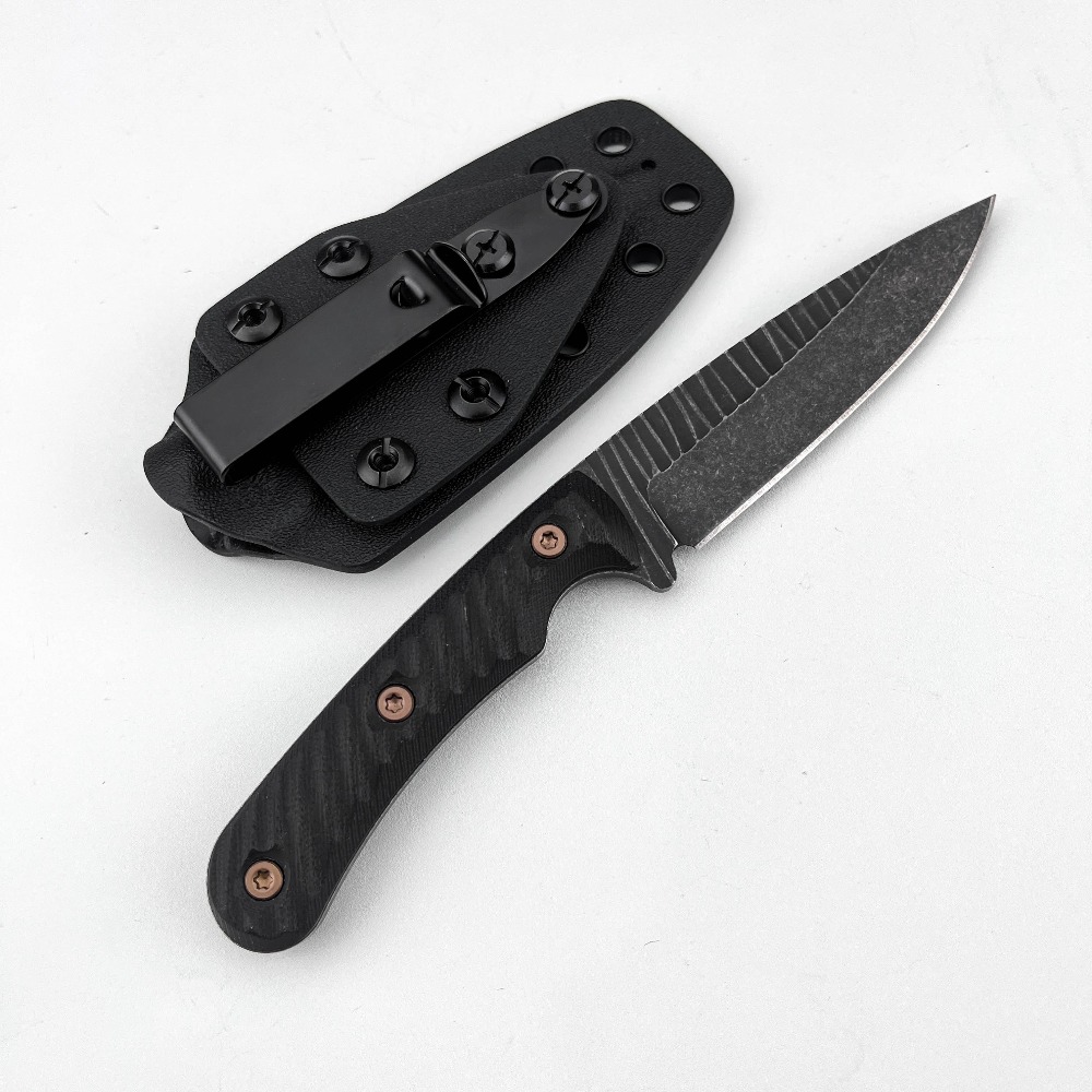 Bushcraft Knife Fixed - 풀탱 부시크래프트 나이프 D2 블레이드 미끄럼