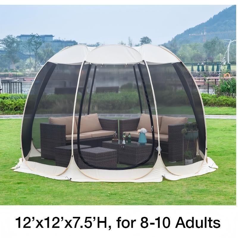 Emergency Mylar Tent - 핫세일 6면 메쉬 스크린 파티 텐트