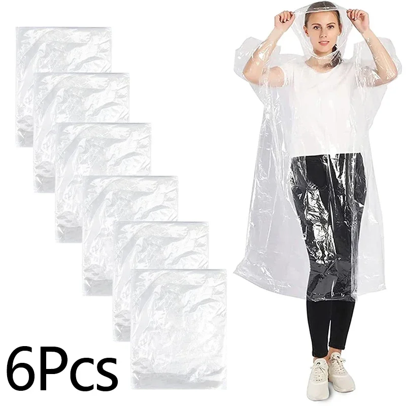 Emergency Poncho Rain - 일회용 방수 비옷 야외 하이킹 산