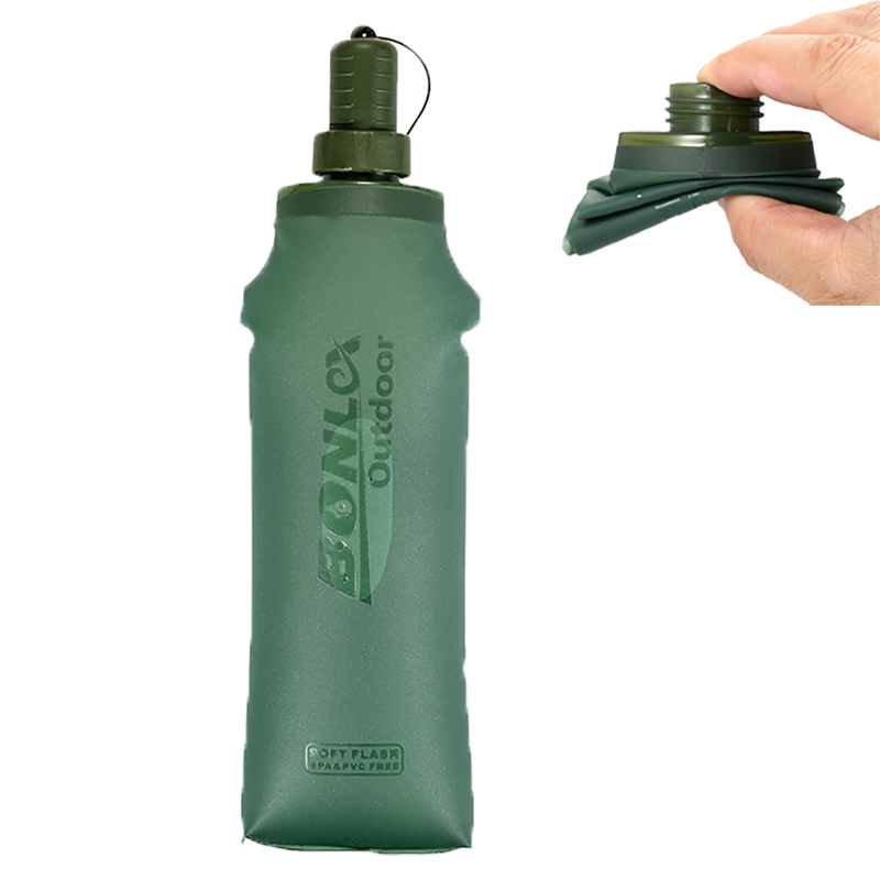 Water Bag Collapsible - 250ml 500ml 접이식 물주머니 하이킹, 자전거