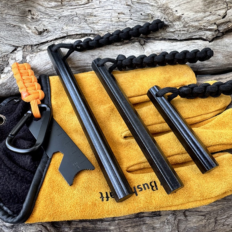 Fire Starting Kit - 손으로 짠 로프 육각형 플린트 마그네슘