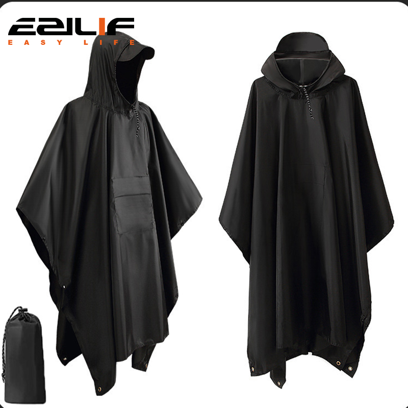 Emergency Poncho Rain - 3 in 1 야외 군용 레인코트