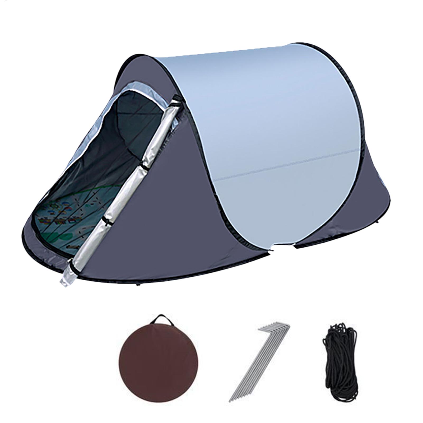Emergency Mylar Tent - 핸드 스로우 자동 개방 캠핑 텐트
