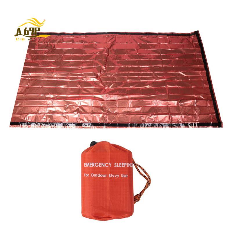 Bivy Bag Emergency - A69P-응급 침낭 2인용 생존 침낭 캠핑