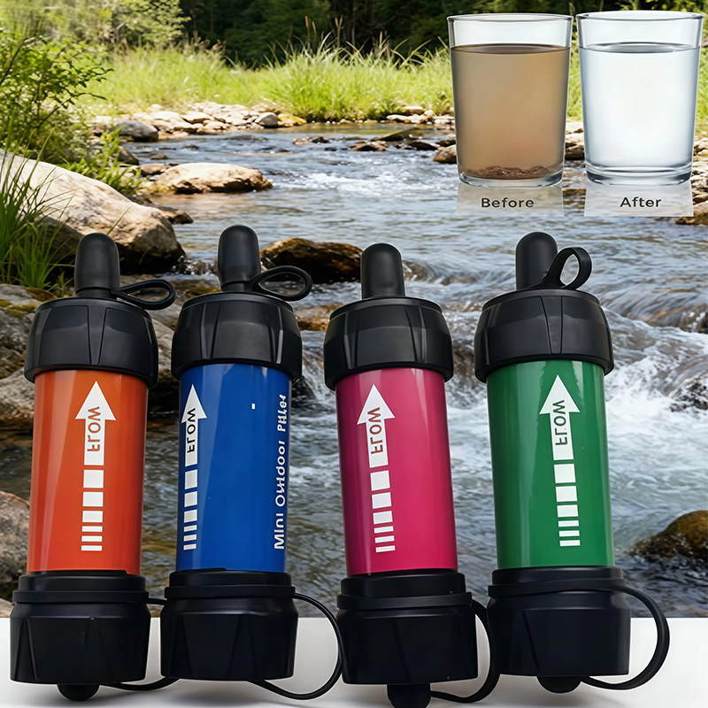 Water Purification Straw - 비상 생존 및 캠핑 야외 휴대용
