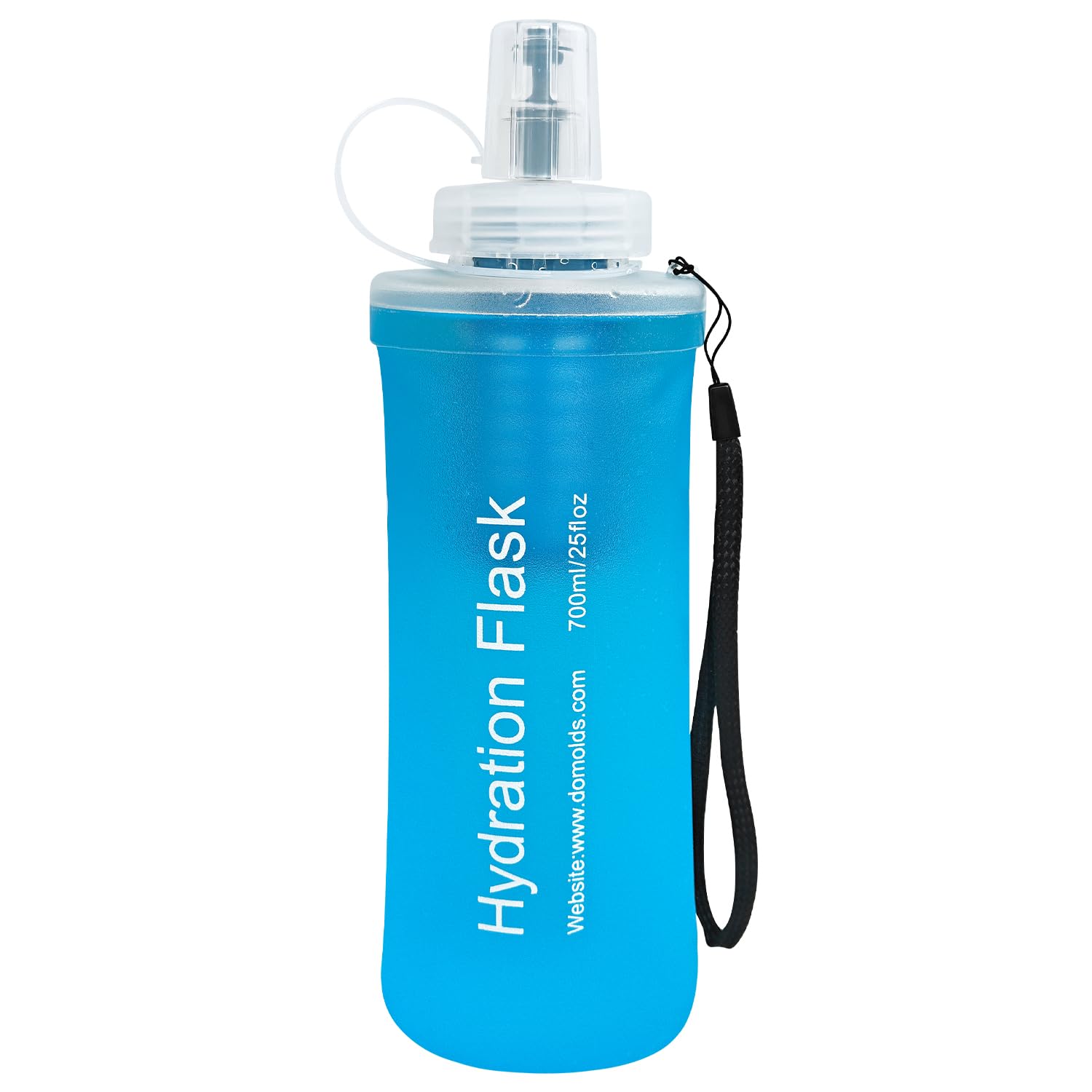 Water Bag Collapsible - 부드러운 TPU 접이식 물병, 대용량, 하이킹,