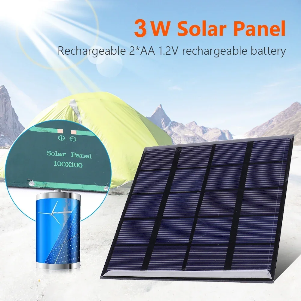Solar Emergency Charger - 휴대용 고속 충전기 폴리 실리콘 DIY