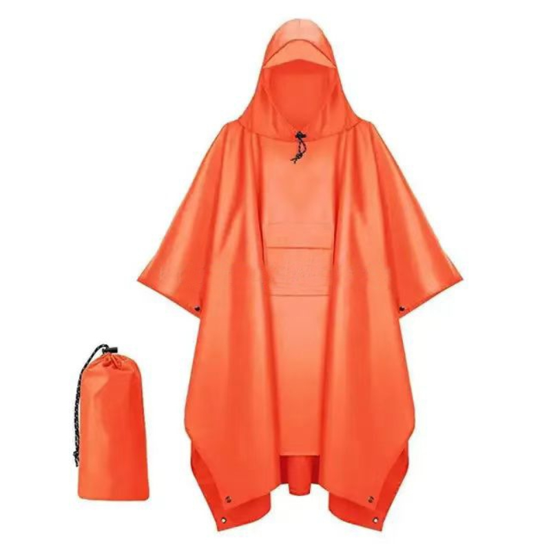 야외 3 In 1 군사 비옷 후드 슬리브 방수 비 판초 - Emergency Poncho Rain 리뷰 및 가격