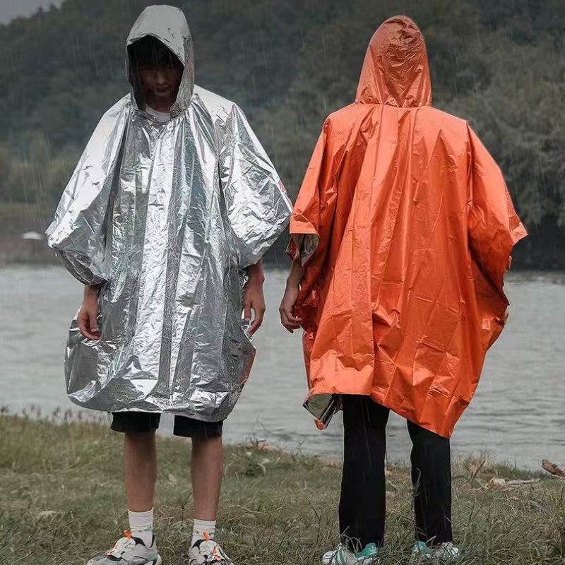1PC/2PCS/4PCS 야외 생존 및 추위 방지용 응 - Emergency Poncho Rain 리뷰 및 가격