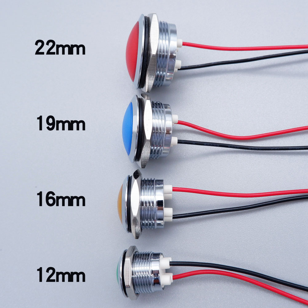 금속 LED 표시 등 12mm 16mm 19mm 22m - Signal Panel Orange 리뷰 및 가격