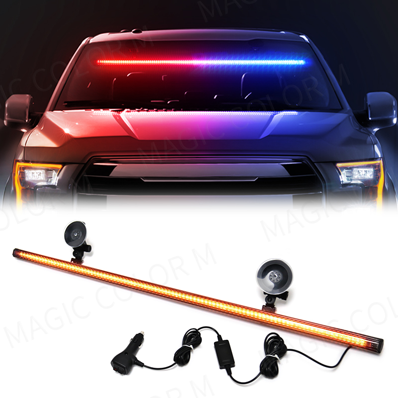 96 LED 3030 비드 전면 윈드실드 자동차 스트로 - Sos Light Strobe 리뷰 및 가격