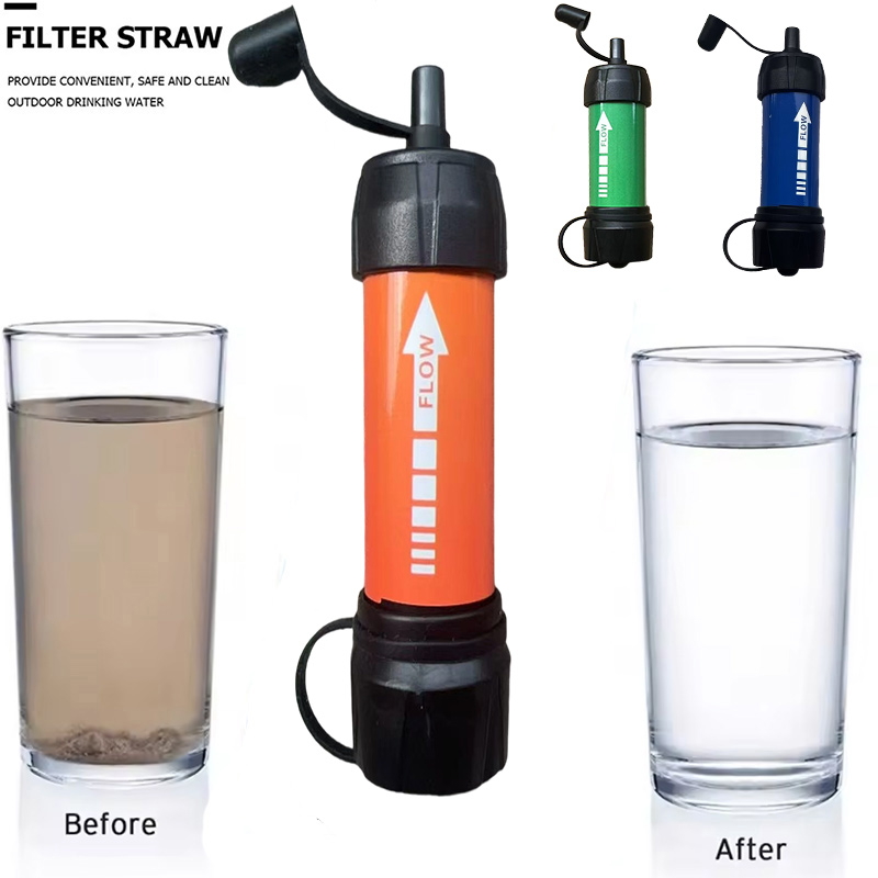 하이킹, 캠핑 및 비상 생존을 위한 휴대용 야외 정수기 - Water Purification Straw 리뷰 및 가격