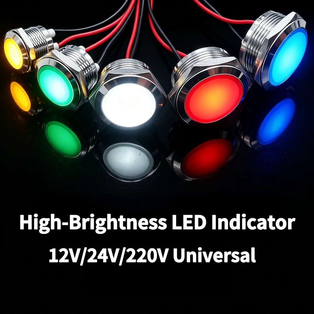 금속 LED 표시등 12mm 16mm 19mm 22mm - Signal Panel Orange 리뷰 및 가격