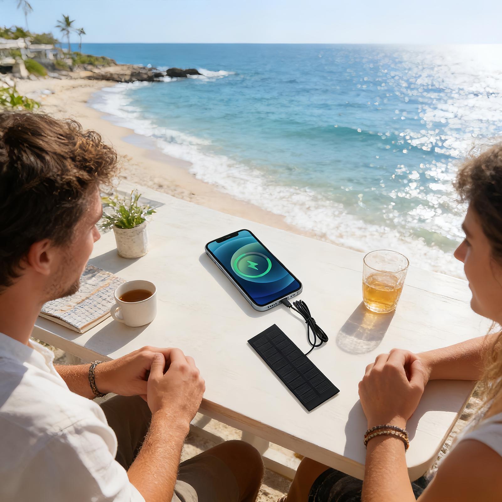 5W 5V 태양광 패널 충전기, C타입 출력, 비상 전 - Solar Emergency Charger 리뷰 및 가격