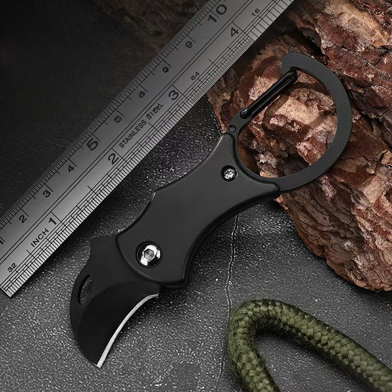 새로운 미니 키 체인 포켓 나이프 스테인레스 스틸 캠핑 - Bushcraft Knife Fixed 리뷰 및 가격