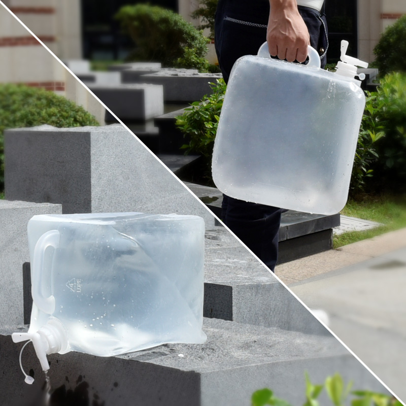 1Pc 5L 플라스틱 빈 접이식 물주머니 손잡이 탭 포 - Water Bag Collapsible 리뷰 및 가격
