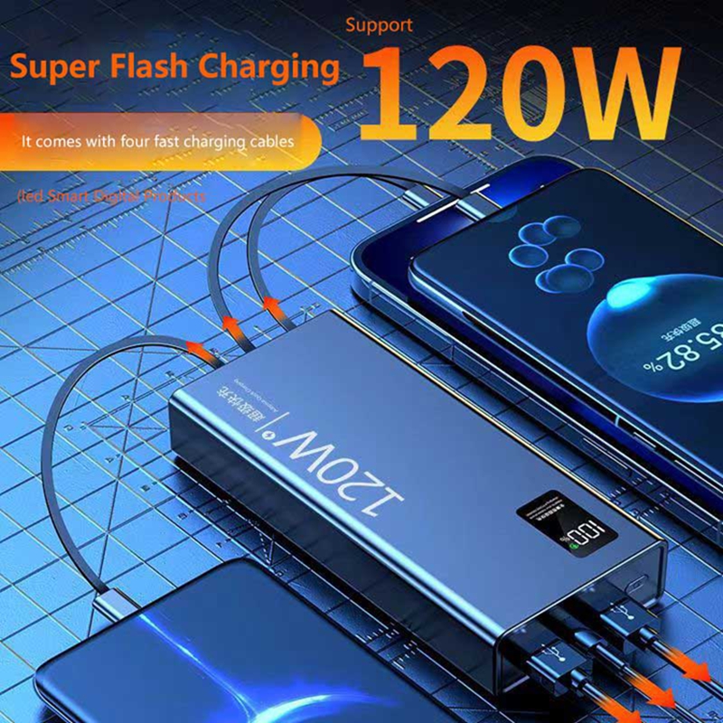 VIVO 120W 50000mAh 대용량 파워뱅크 4  - Solar Emergency Charger 리뷰 및 가격