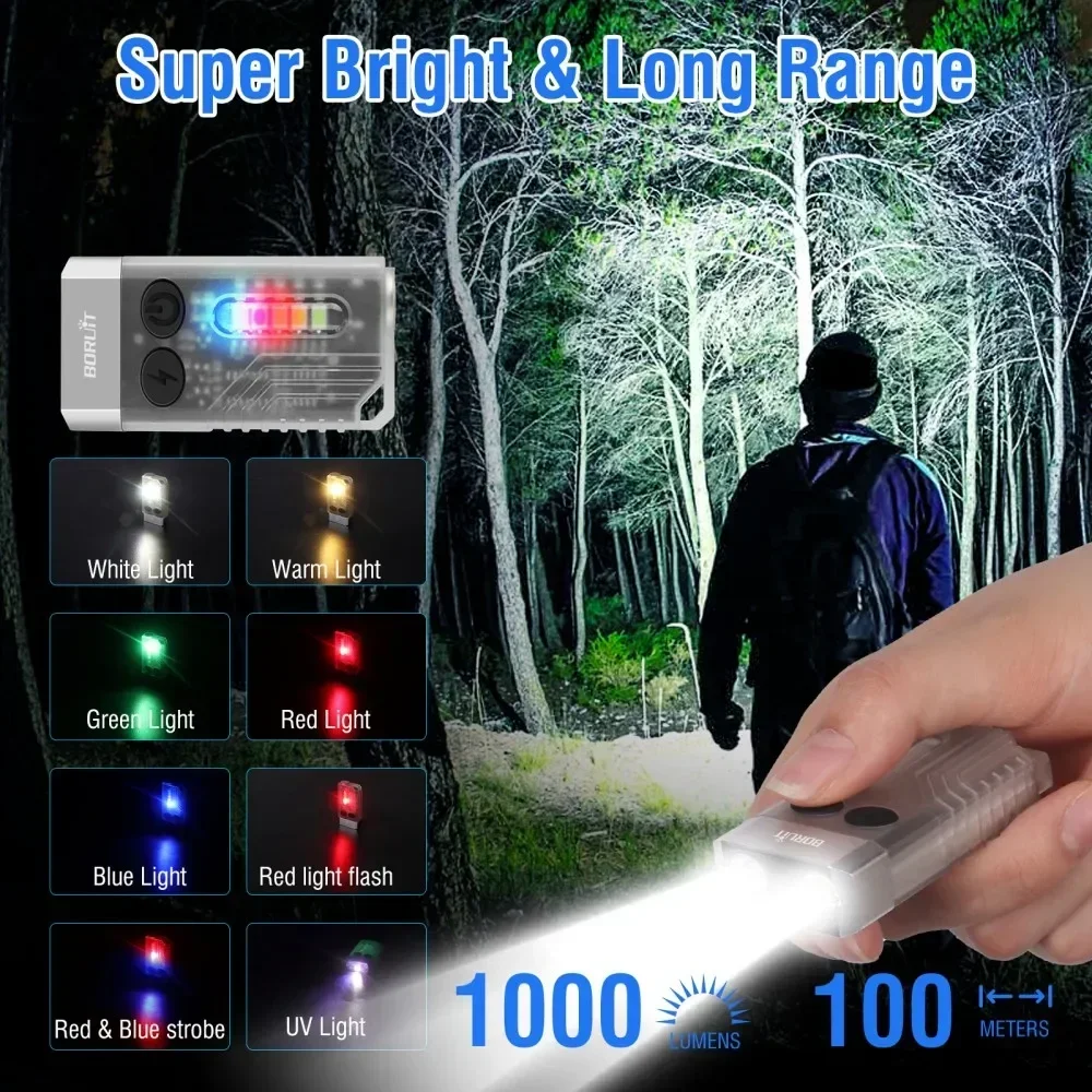 BORUiT V10 키체인 UV LED EDC 형광 플 - Fishing Kit Compact 리뷰 및 가격