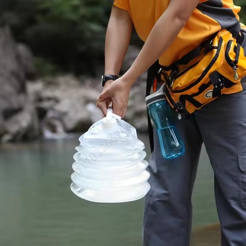 휴대용 5/10L /15L 야외 접이식 휴대용 물통/물 - Water Bag Collapsible 리뷰 및 가격