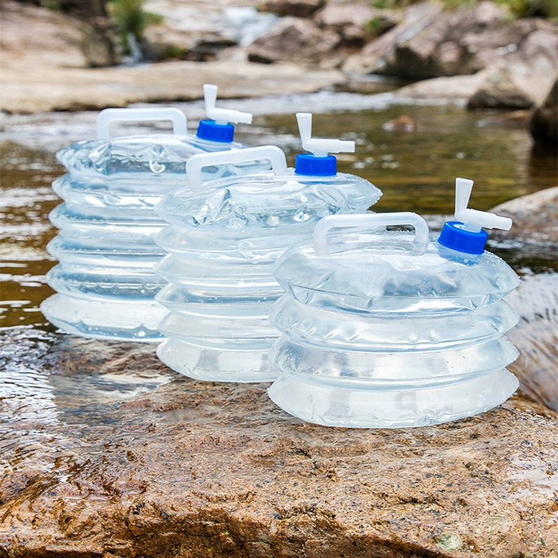 휴대용 5/10L /15L 야외 접이식 휴대용 물통/물 - Water Bag Collapsible 리뷰 및 가격