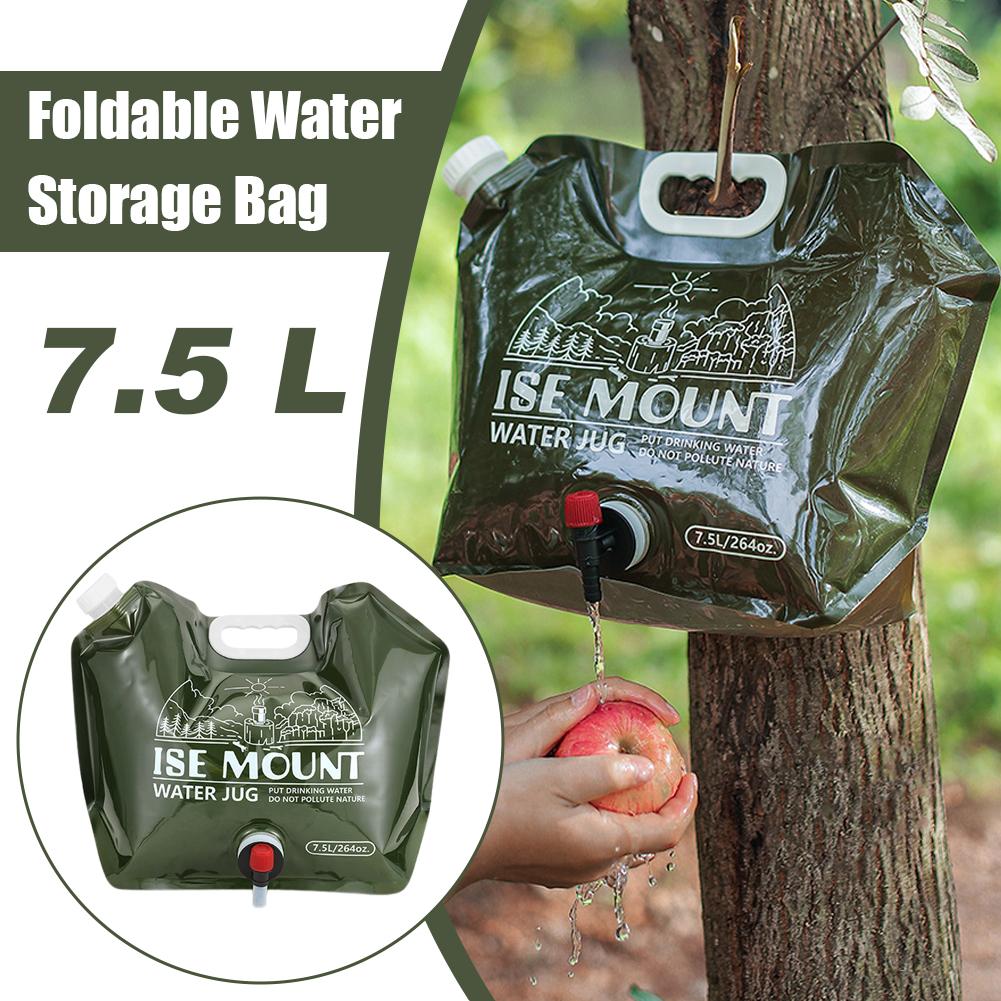 8L 대용량 야외 접이식 휴대용 물통, 스피곳 포함,  - Water Bag Collapsible 리뷰 및 가격