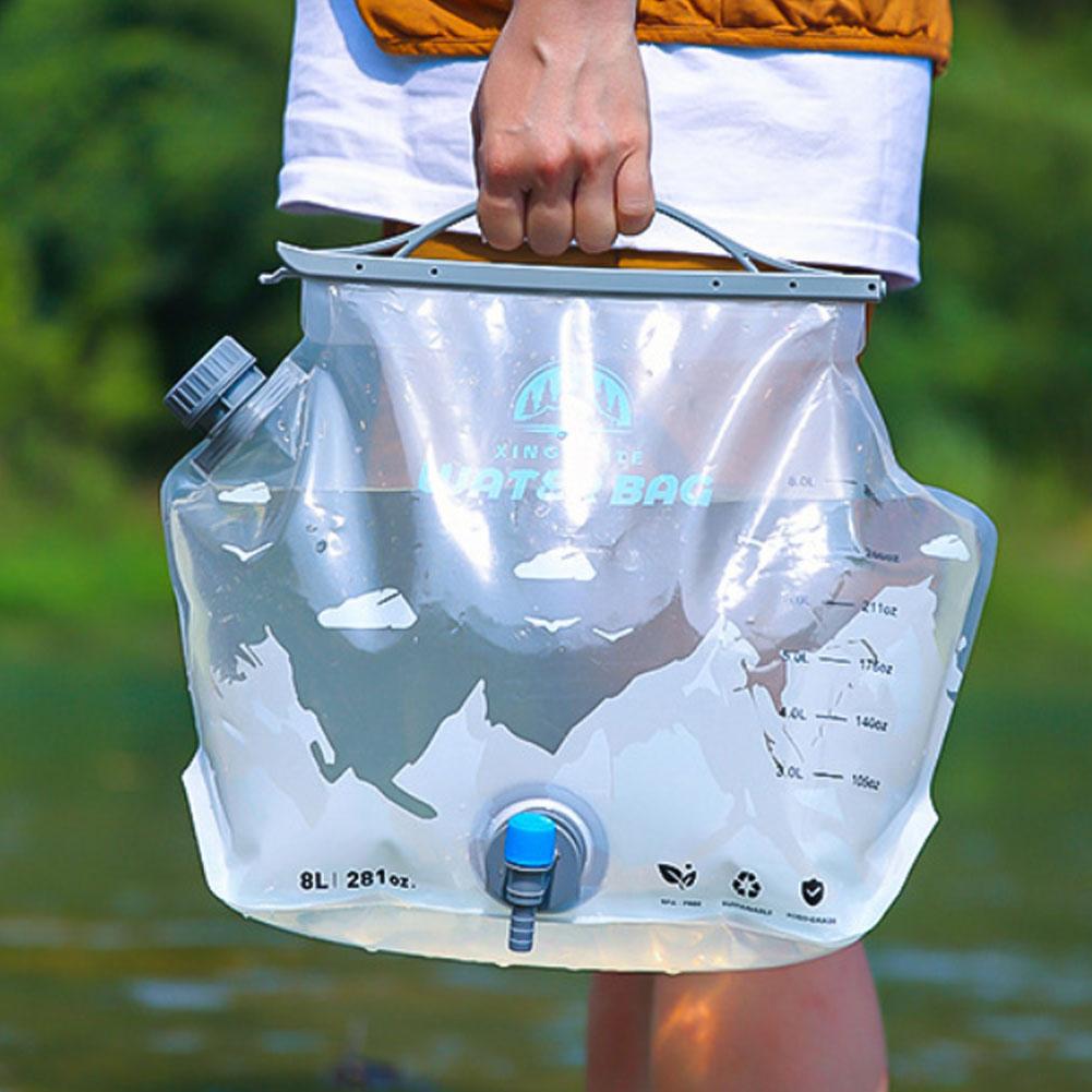 8L 대용량 야외 접이식 휴대용 물통, 스피곳 포함,  - Water Bag Collapsible 리뷰 및 가격