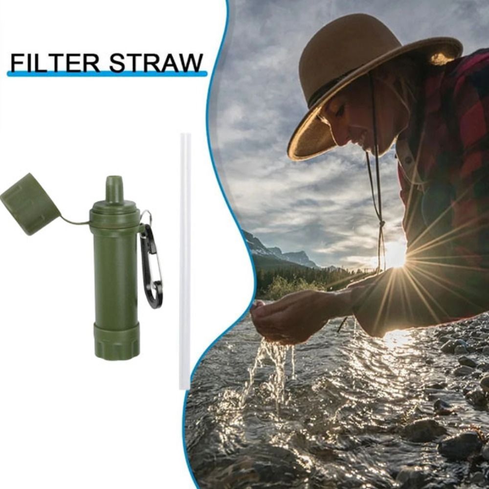 미니 미니 물 필터 빨대 정수기 정화 물 필터 생존용  - Water Purification Straw 리뷰 및 가격